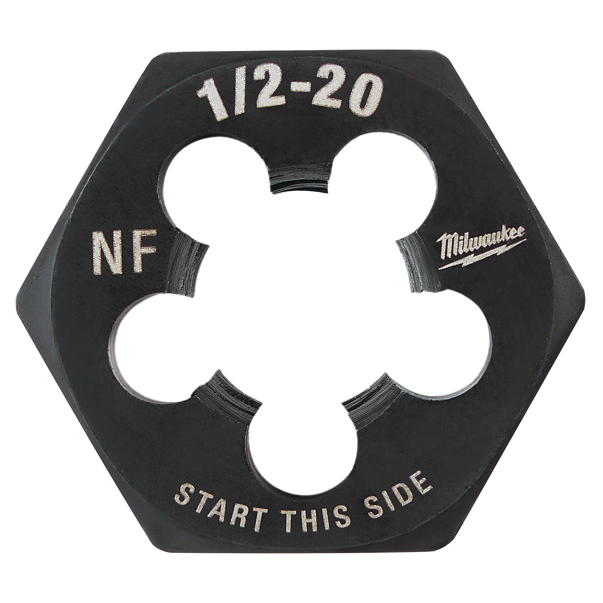 Milwaukee 1/2"-20 NF 1-Inch Hex Threading Die, Model# 49-57-5362